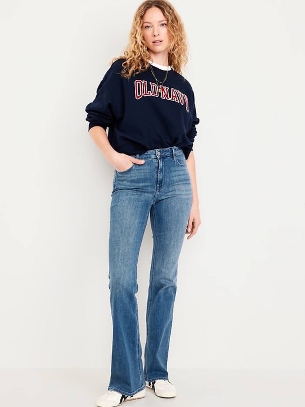 Old Navy High-Waisted Wow Flare Jeans Size 12 Tall NWT